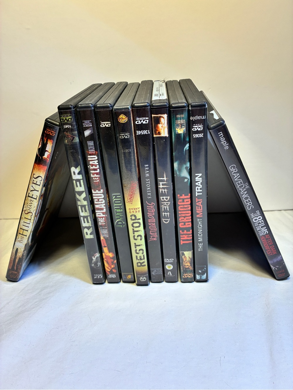 Lot of 10 Horror Psychological Thriller Movies DVD